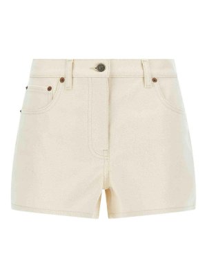 VALENTINO GARAVANI: Trousers Shorts - Beige Vgold Shorts