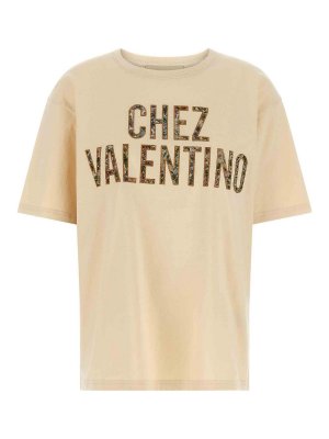 VALENTINO GARAVANI: T-shirts - T-Shirt - Beige