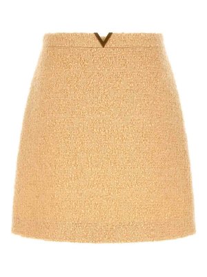 VALENTINO GARAVANI: Minifaldas - Minifalda - V Gold