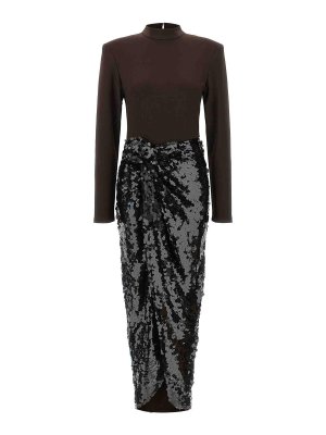 ROTATE Birger Christensen: ニーレングスドレス - 膝丈ドレス - Knotted Midi Dress