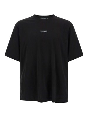 DOLCE & GABBANA: Tシャツ - Tシャツ - 黒