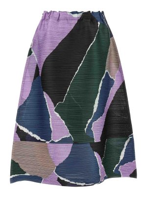 PLEATS PLEASE ISSEY MIYAKE: Faldas media pierna y semilargas - Falda Semilarga - Surprise!