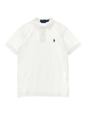 POLO RALPH LAUREN: polo shirts - Kids' White Logo Polo Shirt