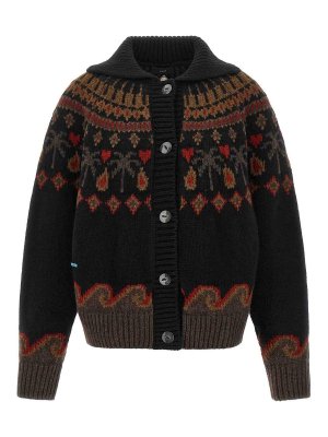 ALANUI: cardigans - Multicolour Sweet Winter Virgin Wool Cardigan