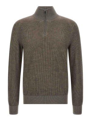 BRIONI: クルーネック - クルーネック - ブラウン