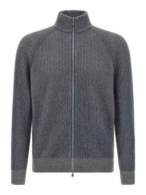 BRUNELLO CUCINELLI: Cardigans - Cardigan - Bleu