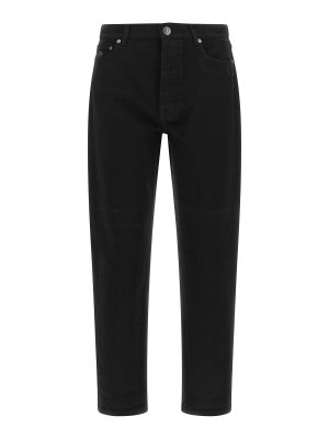 BRUNELLO CUCINELLI: ストレートジーンズ - ストレートジーンズ - 黒