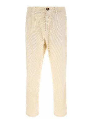 BRUNELLO CUCINELLI: casual trousers - Beige Corduroy Trousers