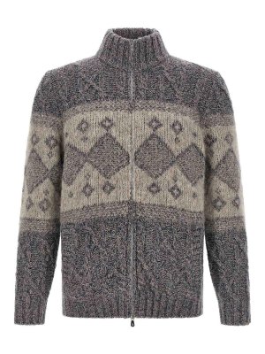 BRUNELLO CUCINELLI: カーディガン - カーディガン - グレー