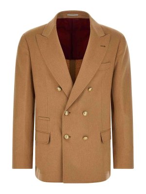 BRUNELLO CUCINELLI: ブレザー - ブレザー - ベージュ