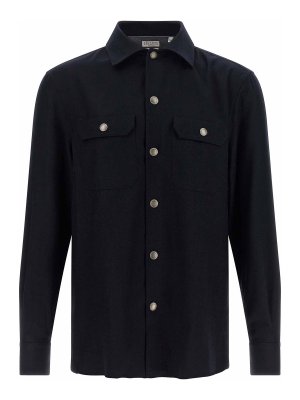 BRUNELLO CUCINELLI: Chaquetas casual - Chaqueta Casual - Azul