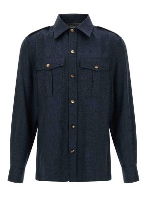 BRUNELLO CUCINELLI: シャツ - シャツ - ブルー