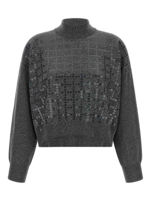 BRUNELLO CUCINELLI: クルーネック - クルーネック - グレー