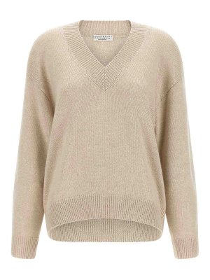 BRUNELLO CUCINELLI: クルーネック - クルーネック - ベージュ