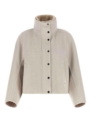 BRUNELLO CUCINELLI: トレンチコート - トレンチコート - グレー