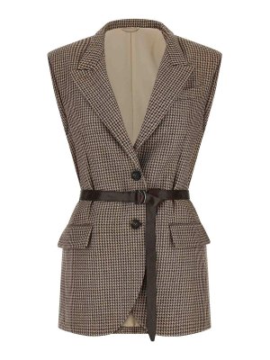 BRUNELLO CUCINELLI: Westen - Weste - Beige