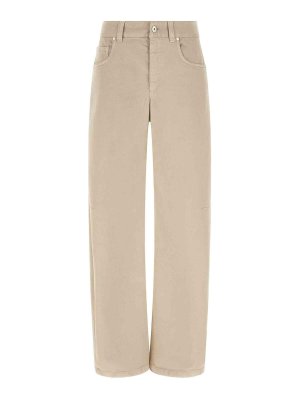 BRUNELLO CUCINELLI: ストレートジーンズ - ストレートジーンズ - ベージュ