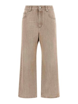 BRUNELLO CUCINELLI: Jeans Rectos - Vaqueros Rectos - Prince Of Wales