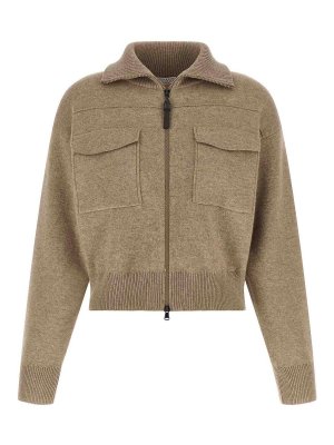 BRUNELLO CUCINELLI: Cardigans - Cardigan - Beige