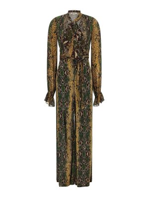 Diane von Furstenberg: tute - Tuta intera in viscosa Lucia multicolore