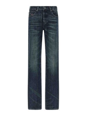 DIESEL: jeans dritti, a sigaretta - Jeans D-Liet-Fsj1 Blu D-Liet-Fsj