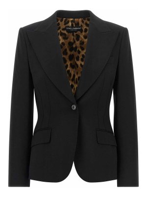 DOLCE & GABBANA: Blazer - Blazer - Schwarz