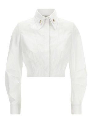 ELISABETTA FRANCHI: Camisas - Camisa - Blanco