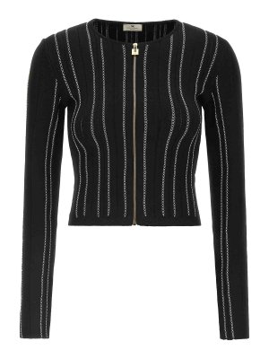 ELISABETTA FRANCHI: Cardigans - Cardigan - Schwarz