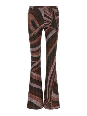 EMILIO PUCCI: Casual Hosen - Casual Hose - Dunkelrot