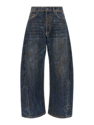 GIUSEPPE DI MORABITO: Jeans Rectos - Vaqueros Rectos - Azul