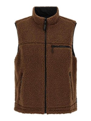 GRAMICCI: vests - Multicolour Sherpa Reversible Vest