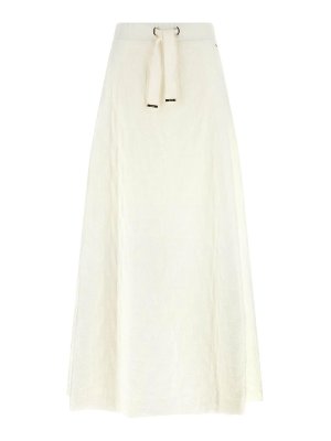 HERNO: gonne al ginocchio  e longuette - Gonna bianca a trapezio