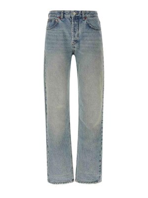 ISABEL MARANT: jeans dritti, a sigaretta - Jeans Daya Regular azzurri