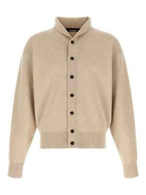 JACQUEMUS: cardigans - Le Cardigan Pelota Wool-Cashmere Cardigan