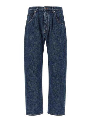 JACQUEMUS: Jeans à jambe droite - Jean Droit - Le De-Nmes Tempo