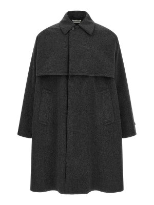 JIL SANDER: Trenchcoats - Trenchcoat - Grau