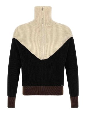 KITON: Pull col rond - Pull Col Rond - Noir