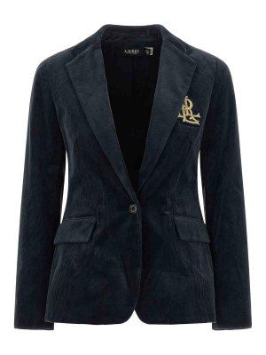 LAUREN RALPH LAUREN: ブレザー - ブレザー - ブルー