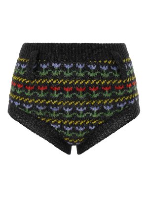 Marni: Strickpullover mit Rundhalsausschnitt - Rundhalspullover - Grau