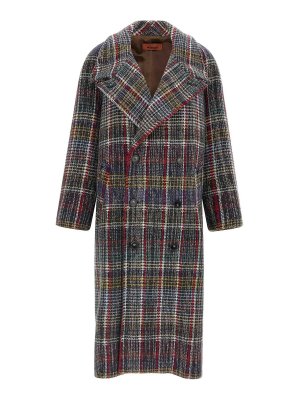 MISSONI: cappotti trench - Cappotto raglan multicolore