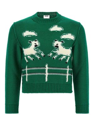 MOSCHINO: クルーネック - クルーネック - 緑