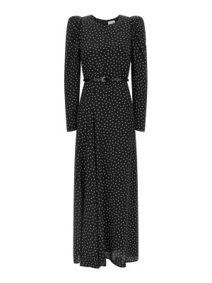 P.A.R.O.S.H.: Knielange Kleider - Knielanges Kleid - Schwarz