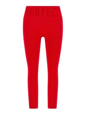 PERFECT MOMENT: leggings - Leggings rossi a vita alta