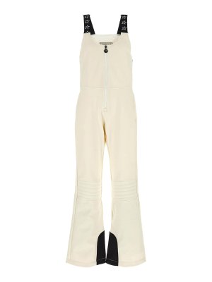 PERFECT MOMENT: jeans a zampa - Salopette da lavoro bianca Jg Bib Jeans