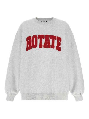 ROTATE Birger Christensen: Felpe e maglie - Felpa con logo rosso