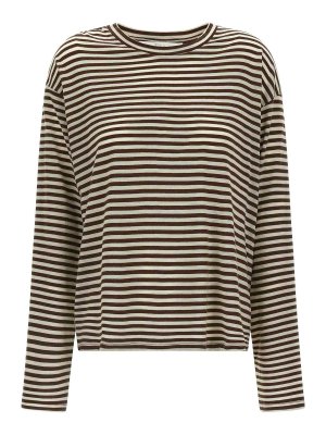 TELA: t-shirt - T-shirt marrone in lana con Popeye