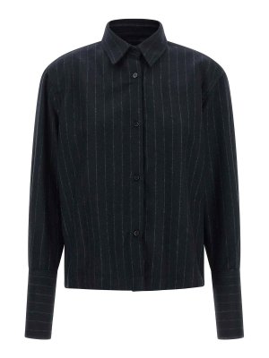 THELATEST: camicie - Camicia Blue Codie in misto alpaca