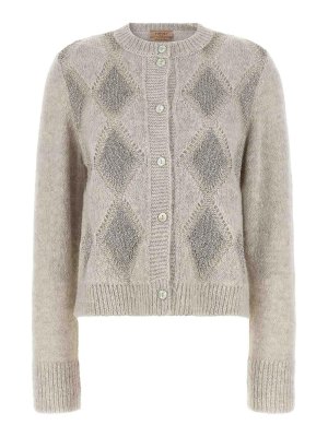 TWINSET: Cárdigans - Cárdigan - Gris