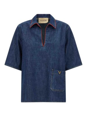 VALENTINO GARAVANI: Hemden - Hemd - Blau