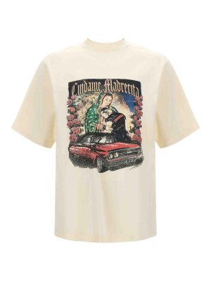 WILLY CHAVARRIA: t-shirts - White Cuidame Madrecita T-Shirt